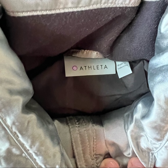 Athleta silver bomber (warm winter) jacket - size medium - Picture 2 of 12